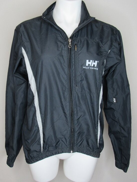 Helly Hansen Black Lighweight Windbreakser Cycling Jacket Men's S Small - Picture 4 of 8